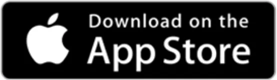 App Store and Google Play download buttons with a QR code for quick access.