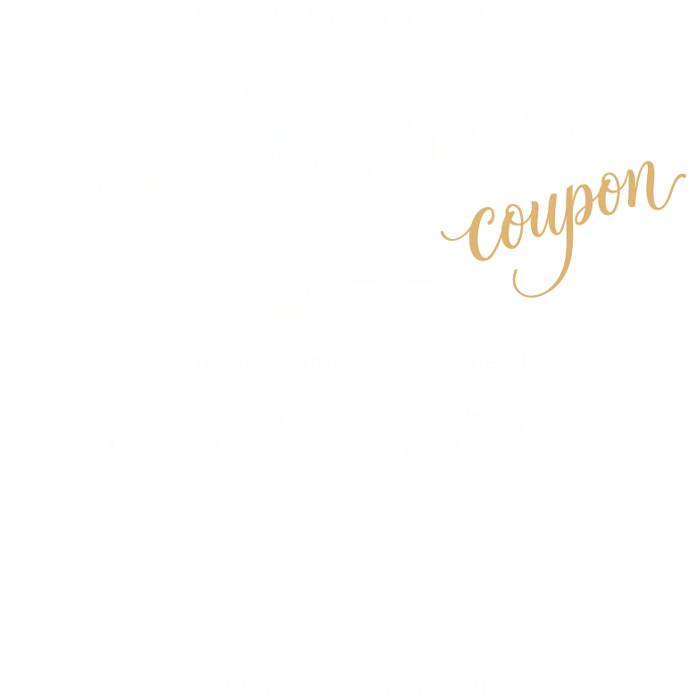 Exclusive offer 500 off coupon for first-time GO customers for 60 days after registration