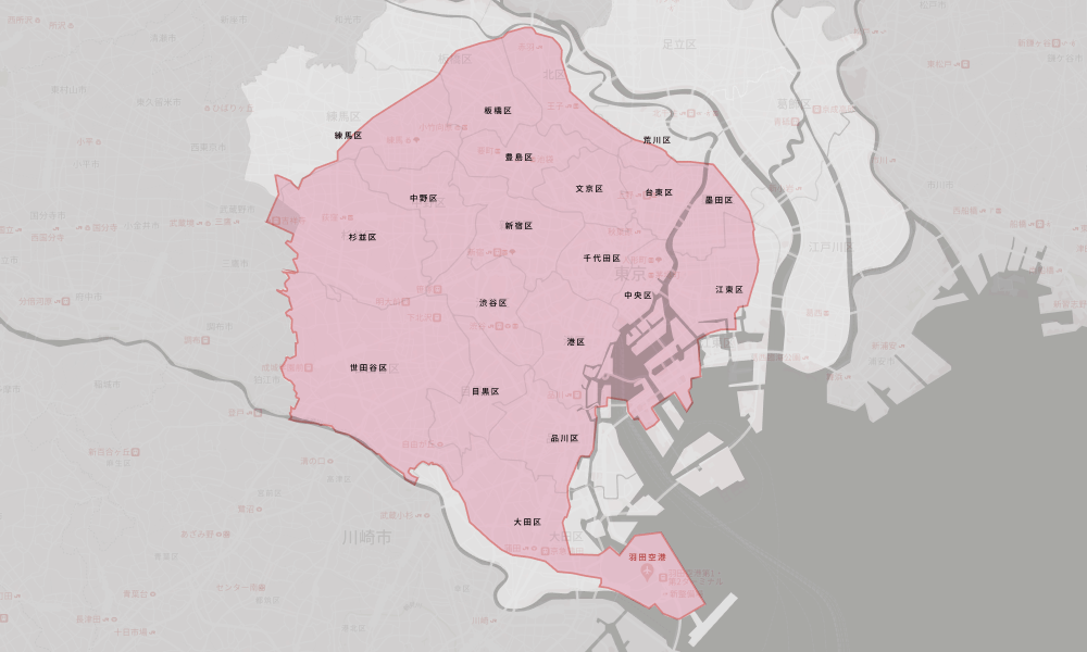 Service Area Map