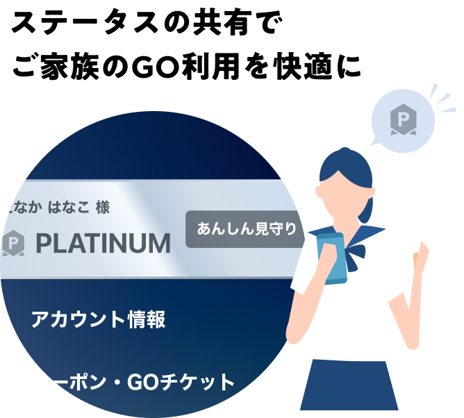 ステータス共有イラスト