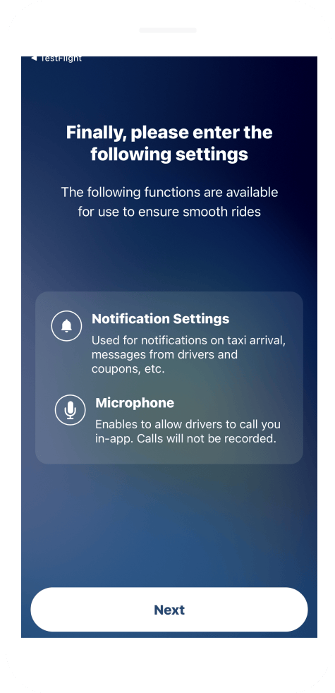 Notification and Microphone Settings