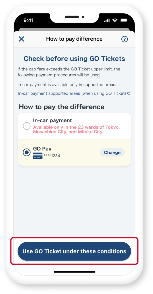 Set the Payment Method to Cover<br> Any Difference